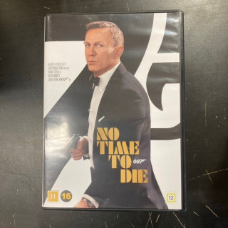 007 No Time To Die DVD (VG+/M-) -toiminta-